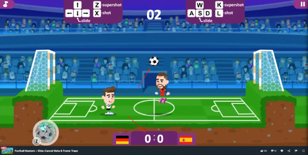 Football Masters game play