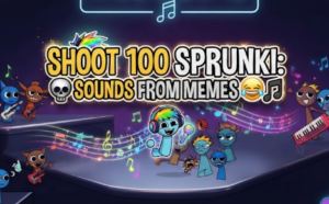 Shoot 100 Sprunki: Sounds from Memes
