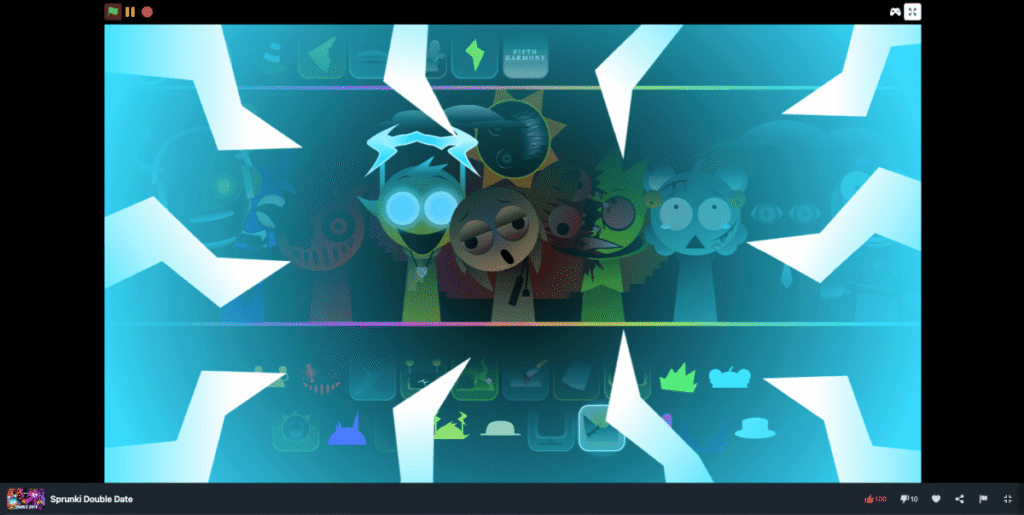 Sprunki Double Date Game game play on MiniWebGames