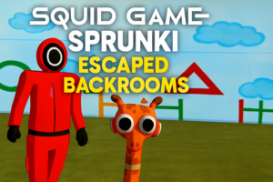 Squid Game Sprunki Escaped Backrooms