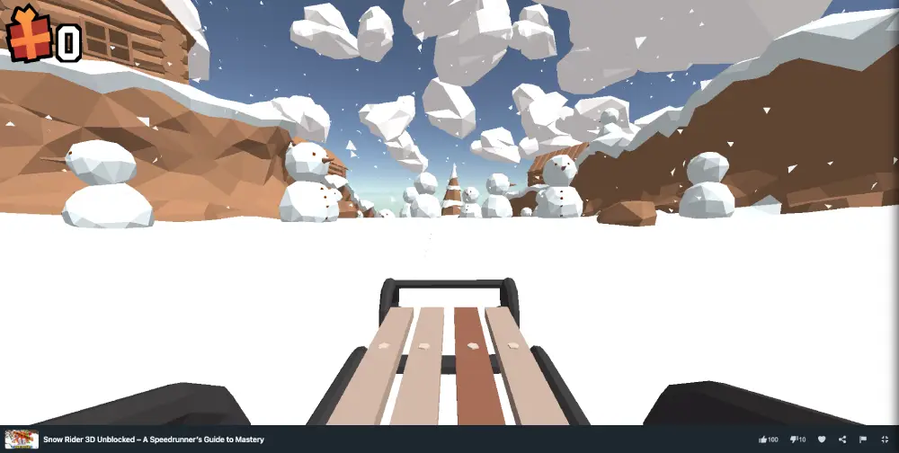 Snow Rider 3D Unblocked game play on MiniWebGames
