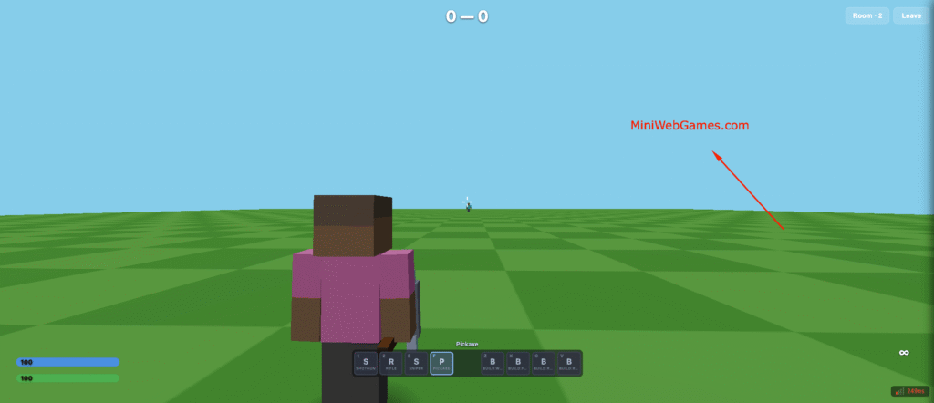 1v1.LOL Galatrix Unblocked start screen