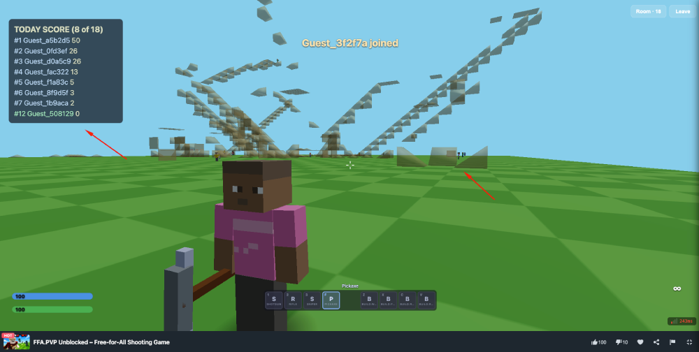 FFA.PVP Unblocked game play on MiniWebGames