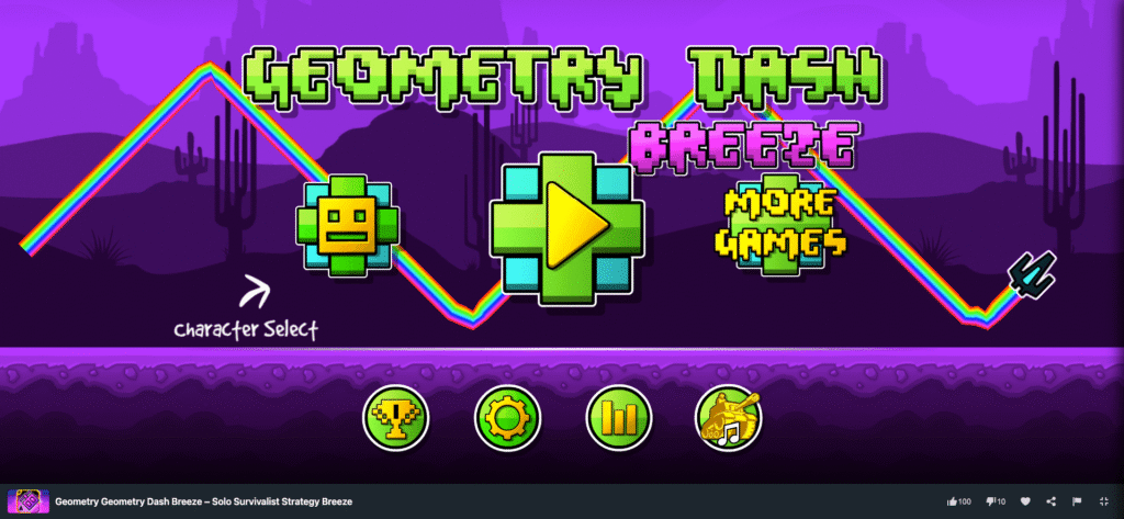 Geometry Geometry Dash Breeze