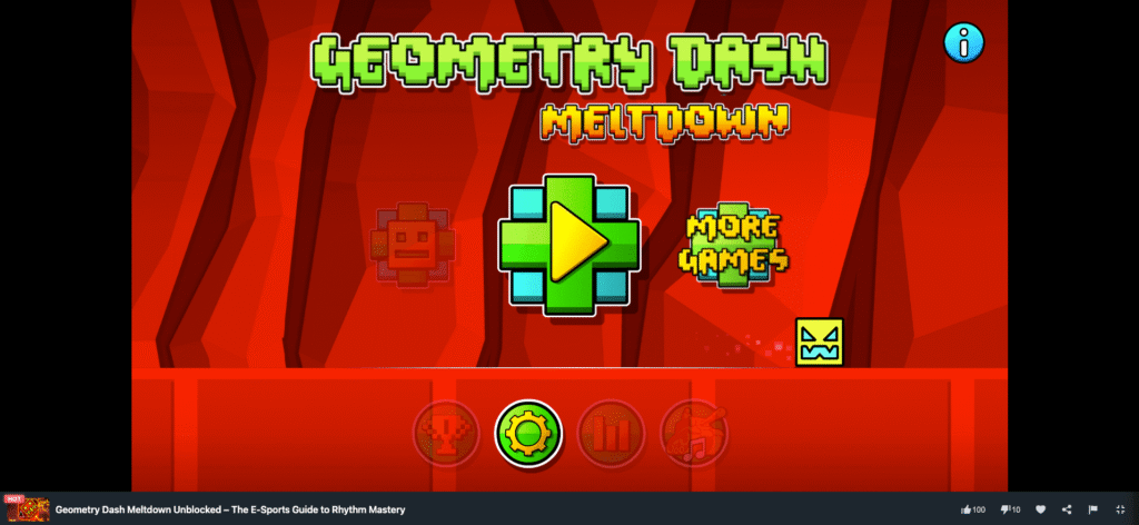 Geometry Dash Melldown on MiniWebGames