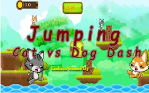 Jumping Cat vs Dog Dash – Endless Jumping Game