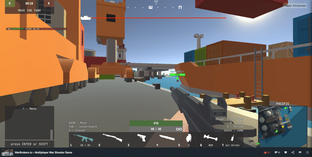 WarBrokers.io unblocked game play on MiniWebGames