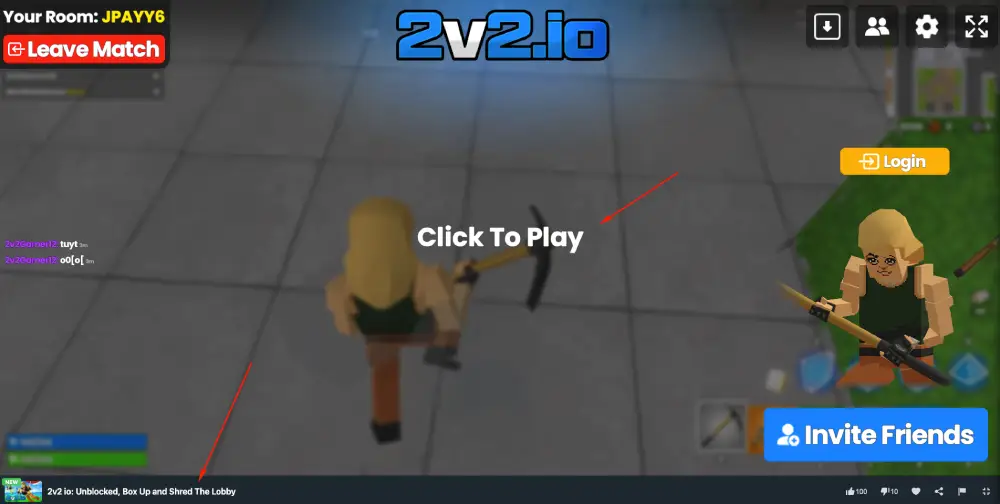 2v2 io game play on MiniWebGames