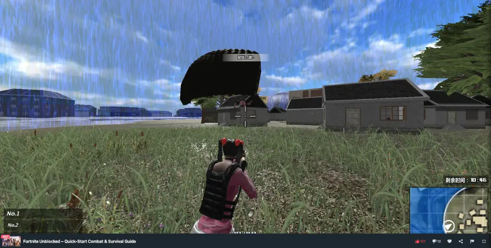 Fortnite Unblocked game play on MiniWebGames